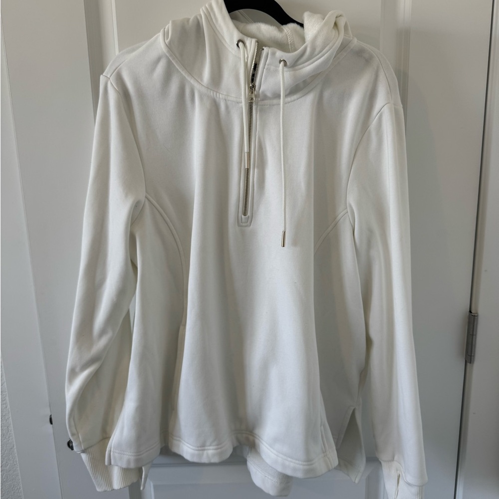 Avia Off-White 1/4 Zip Women's Hoodie